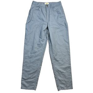 VTG TALBOTS Linen Pants | Light Blue Straight Leg Dress Pants Women’s Size 6‎